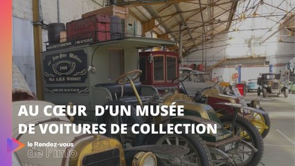 Au cœur d'un musée de voitures de collection