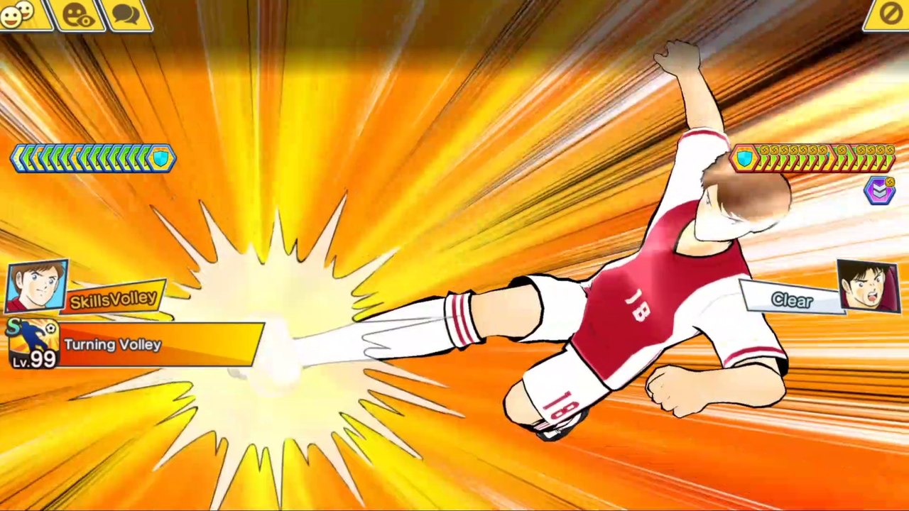Turning Volley - Captain Tsubasa: Dream Team Skill