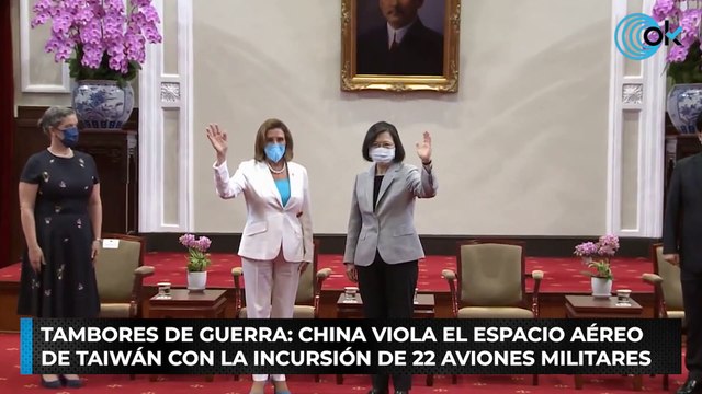 Tambores de guerra: China viola el espacio aéreo de Taiwán con la incursión de 22 aviones militares