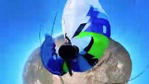 NEAR DEATH - Acro Paragliding going WRONG!!(360p)