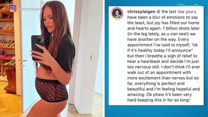 Chrissy Teigen and John Legend Expecting Another Baby 22 Months After Suffering Pregnancy Loss