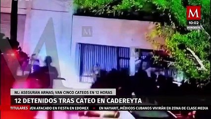 Video herunterladen: Detiene a 12 personas tras cateos en Cadereyta, Nuevo León