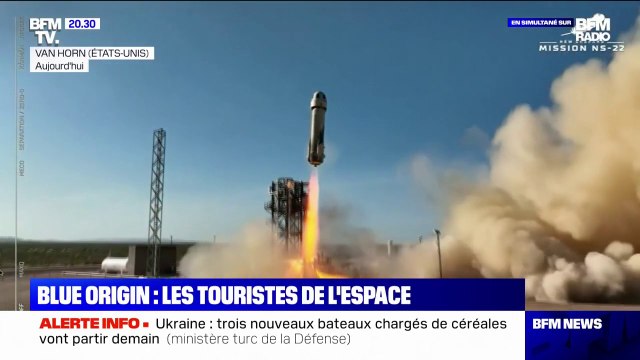 Blue Origin a envoyé la première Egyptienne et le premier Portugais dans l'espace