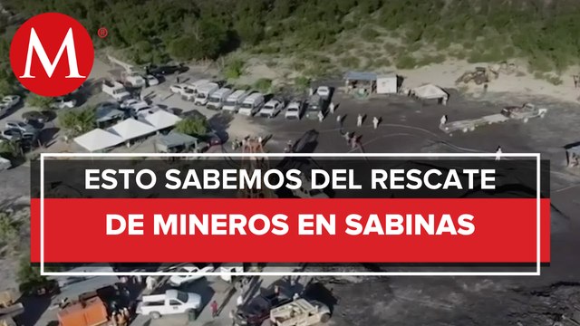 Continúan los trabajos de rescate de mineros en Coahuila a casi 24 horas del derrumbe