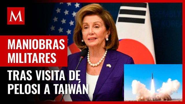 China inicia mayores maniobras militares en décadas cerca de Taiwán tras visita de Pelosi