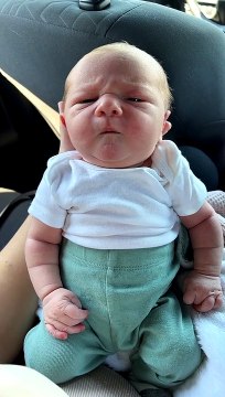 Newborn Baby Has Sneezing Fit