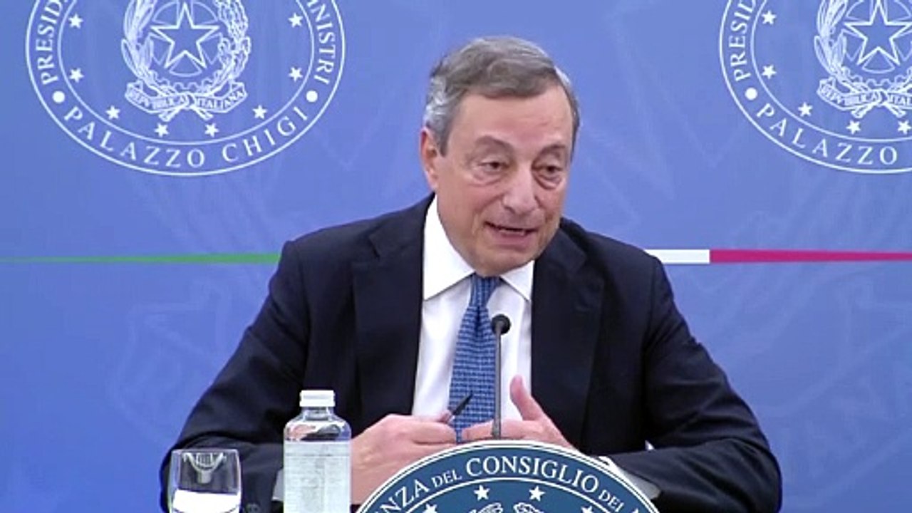 Draghi: "Sono certo che il prossimo Governo rispetterà gli impegni del Pnrr"