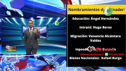 Nombramientos de Abinader tras escandalo en eduacion