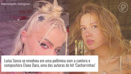 Luísa Sonza fica cara a cara com compositora de 'Cachorrinhas' após confusão
