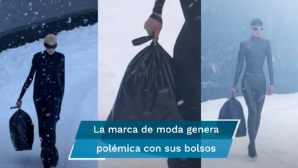 ¡Balenciaga lo hace de nuevo! Pone en venta bolsa de basura en 34 mil pesos
