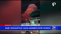 Enorme nube asombra a ciudadanos y la calificaron de “apocalíptica”