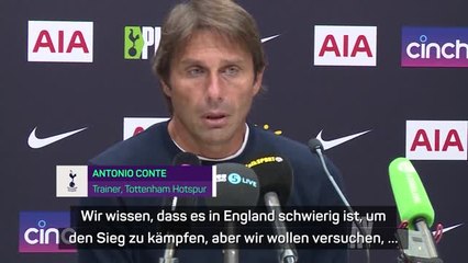 Conte will “Lücke” zu City und Liverpool schließen
