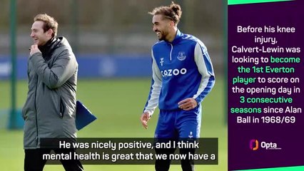 Lampard praises progress in mental health support after Calvert-Lewin injury