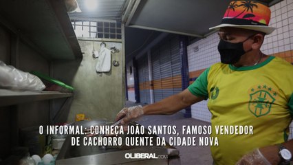 O informal: Conheça João Santos, famoso vendedor de cachorro quente da Cidade Nova