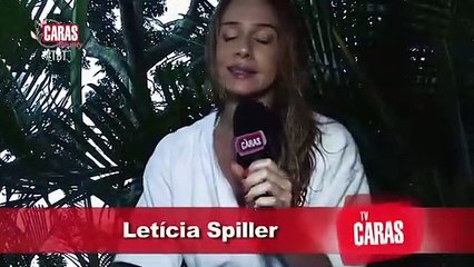 Letícia Spiller revela o segredo de sua boa forma