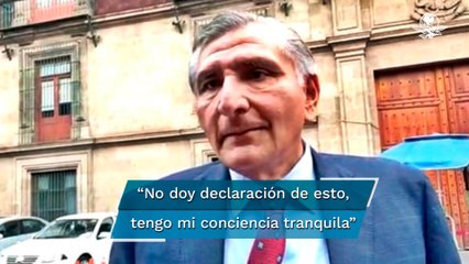 Adán Augusto asegura tener la “conciencia tranquila” tras decir a mamá de desaparecida "no confío e