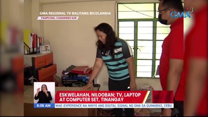 Eskwelahan, nilooban; TV, laptop at computer set, tinangay | UB