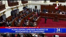 Congreso: Hoy se definirá el número de integrantes para las comisiones ordinarias