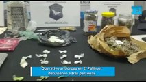 Operativo antidroga en El Palihue: detuvieron a tres personas