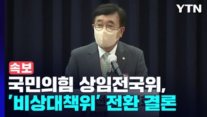 [속보] 국민의힘, '비대위 체제' 전환키로 결론 / YTN