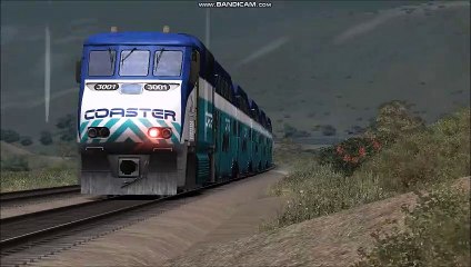 Coaster Trains 662 and 665 in Rose Canyon on May 23, 2008