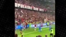 Fransa'da futbol sahası savaş alanına döndü! Nice taraftarı, Marsilyalı futbolculara tekme tokat saldırdı