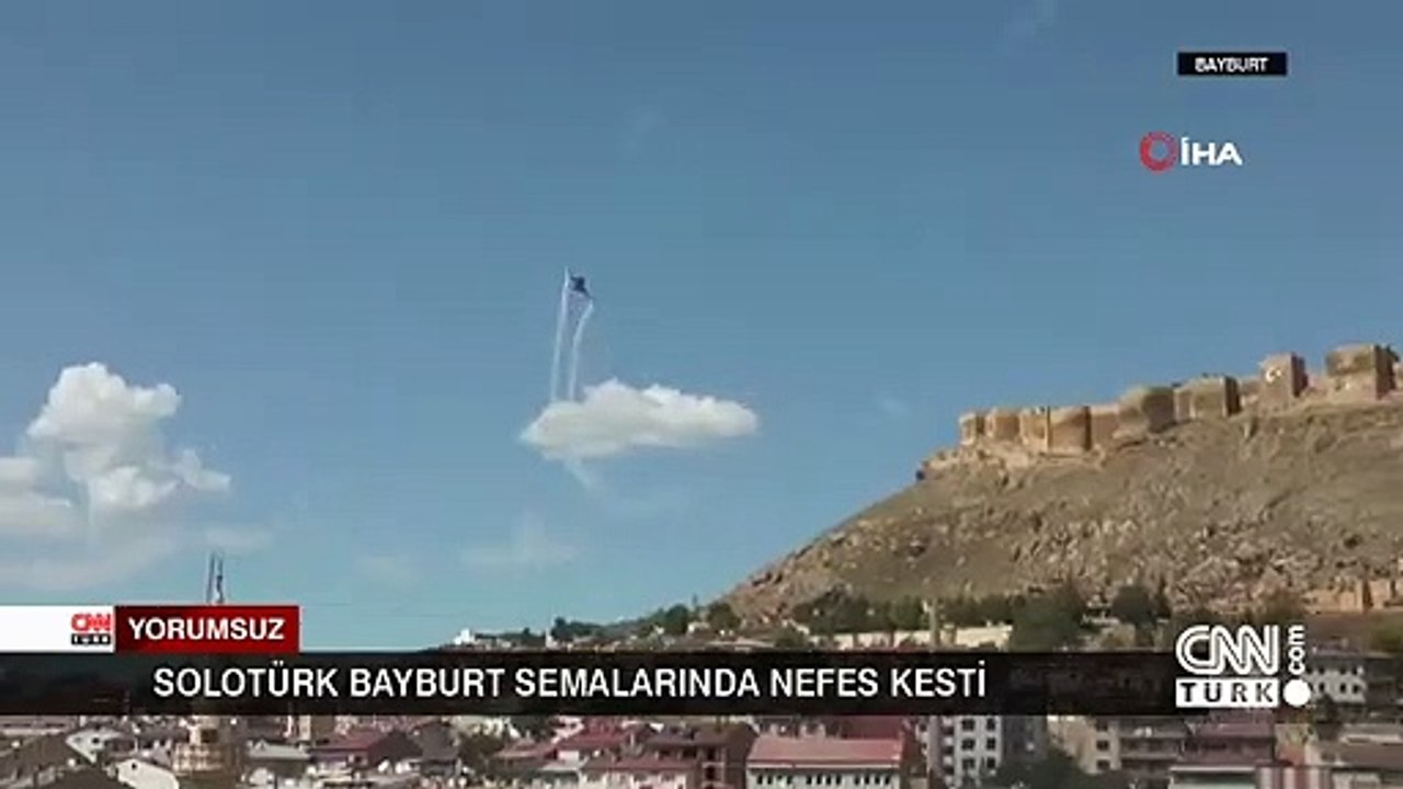 SOLOTÜRK, Bayburt semalarında nefes kesti!