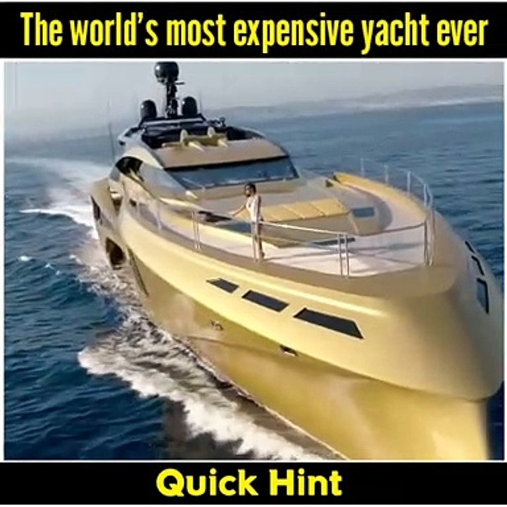 World's most expensive yacht ever built The History Supreme Yacht quick hint video Dailymotion