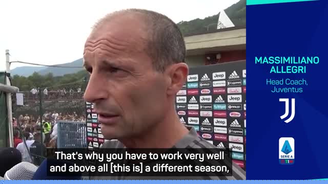 Allegri playing down Juventus title challenge