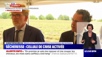 Christophe Béchu: "Il va falloir s'habituer, compte-tenu du réchauffement climatique, à des épisodes de ce type"