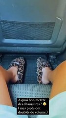 Camille Lellouche de nouveau en peine avec son corps de femme enceinte