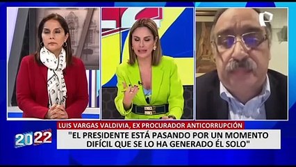 Vargas Valdivia: "La situación jurídica del presidente se va a ir complicando cada día más"
