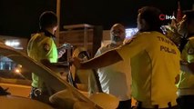 Alkollü sürücü polisi isyan ettirdi