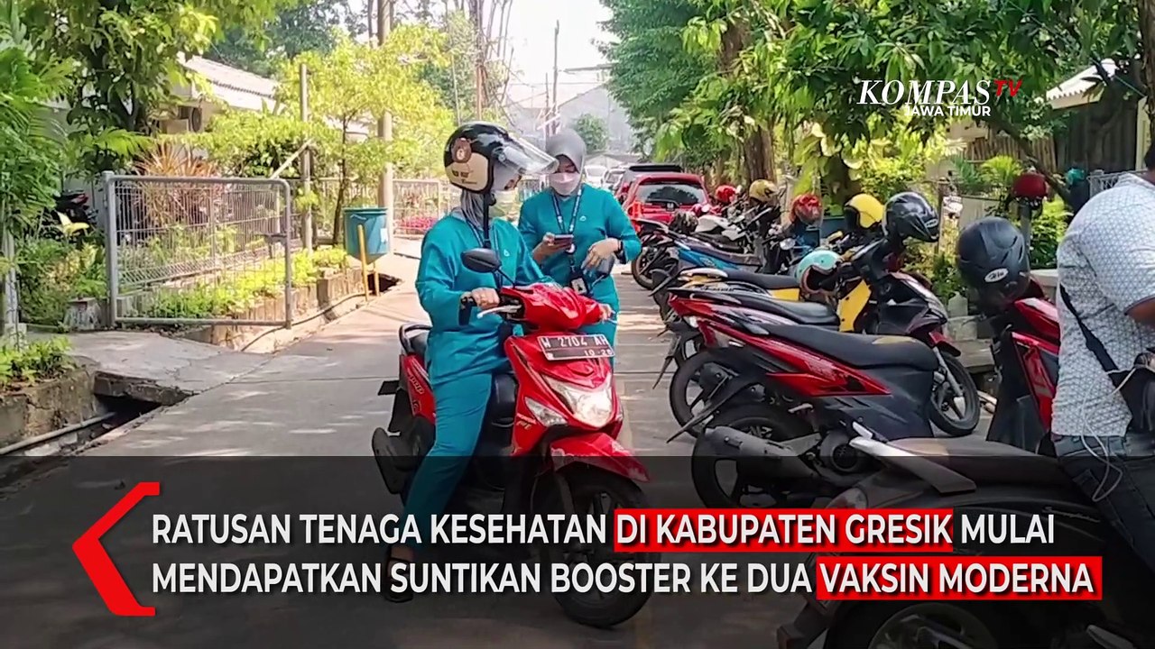Tenaga Kesehatan Gresik Mulai Dapat Vaksinasi Booster Dosis Ke Dua