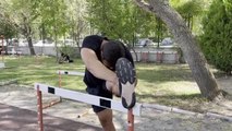 Eskişehir haberleri! ESKİŞEHİR - Rekortmen sporcu Alperen, İslami Dayanışma Oyunları'nda altın için yoğun çalışıyor