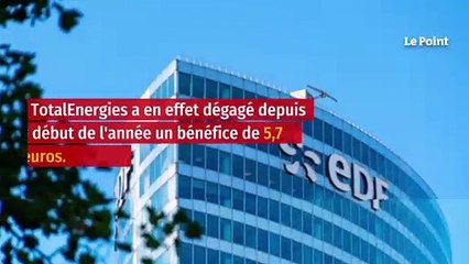 EDF qui pleure, TotalEnergies qui rit