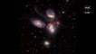 Stephan's Quintet of galaxies spied by Webb Space Telescope