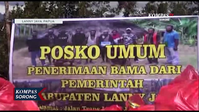 Kemensos Dan Pemda Lanny Jaya Kirim Bantuan Bagi Warga Terdampak Bencana Di Kuyawage