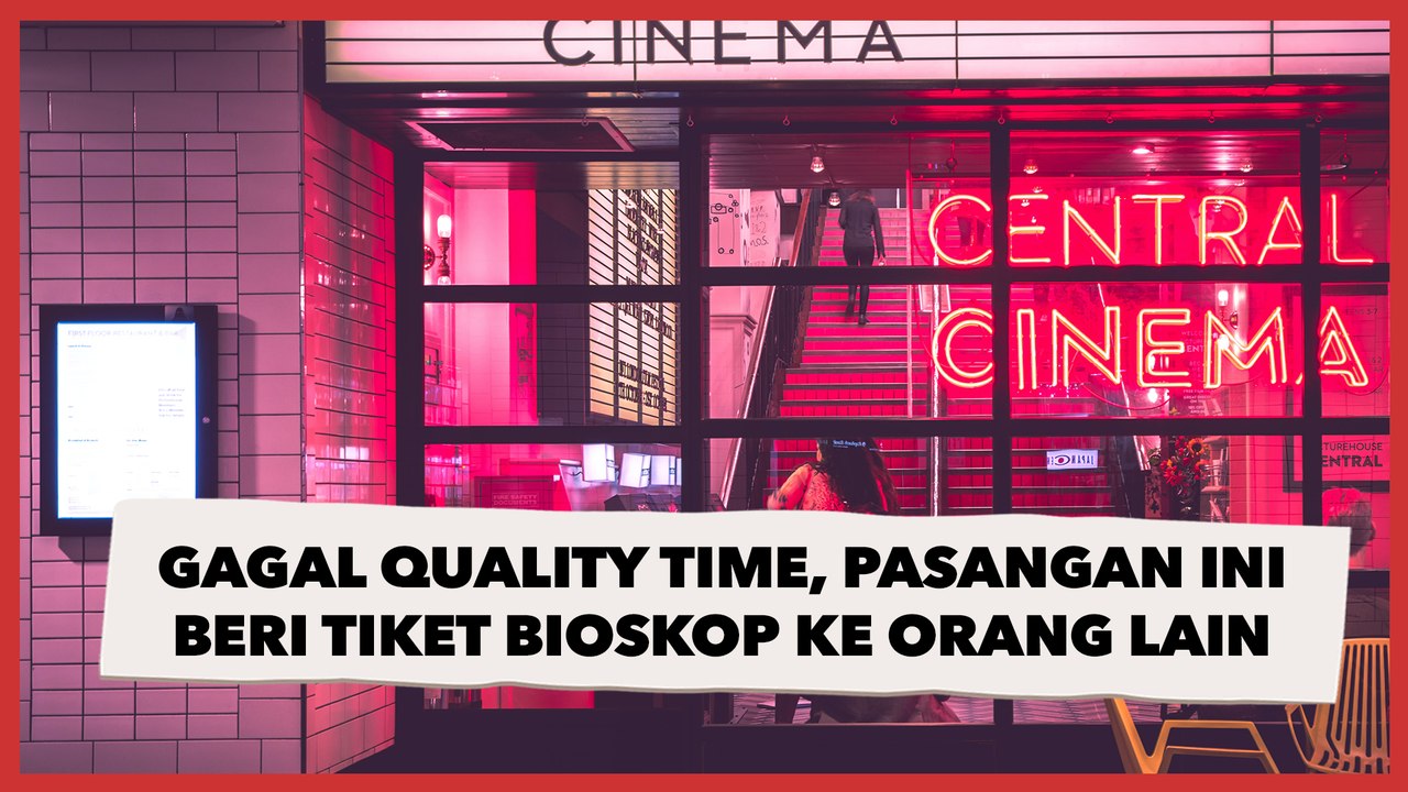 Gagal Quality Time Bersama, Pasangan Ini Putuskan Beri Tiket Bioskop ke Orang Tak Dikenal