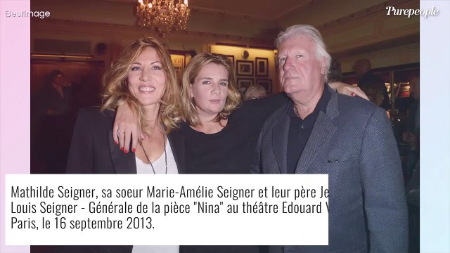 Mathilde Seigner : Je t'aimais tant , l'actrice rend un hommage bouleversant à son père mort