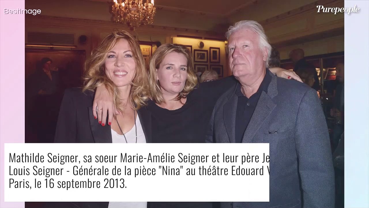 Mathilde Seigner : "Je t'aimais tant", l'actrice rend un hommage bouleversant à son père mort