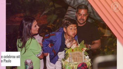 Download Video: Aniversário do filho de Simone e Kaká Diniz reúne família e amigos famosos. Veja decoração da festa!