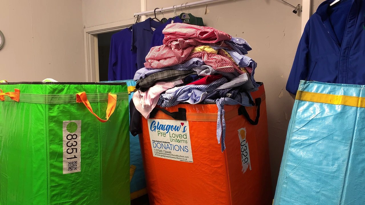Glasgow pre-loved charity helps to recycles old school uniforms