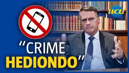 Bolsonaro quer tornar roubo de celular em 'crime hediondo'