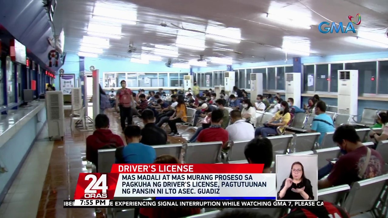 Mas madali at mas murang proseso sa pagkuha ng driver's license, pagtutuunan ng pansin ni LTO Asec. Guadiz | 24 Oras
