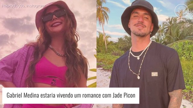Jade Picon e Gabriel Medina assumidos? Surfista quase beija influenciadora em vídeo e web reage. Veja!