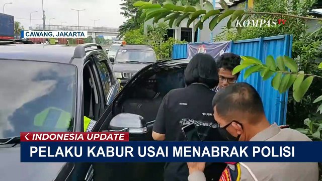 Polisi Tangkap Pengendara Mobil yang Tabrak Kendaraan Patroli di Pintu Tol Jakarta