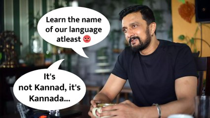 Kiccha Sudeep Shuts Interviewer, Says, “Forget Learning Language, First Learn Its Name..”