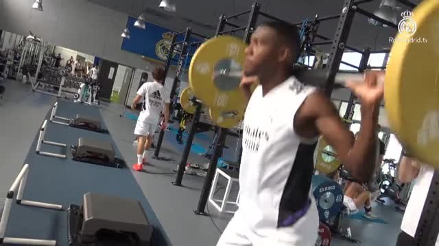 El Madrid sigue preparando la Supercopa de Europa