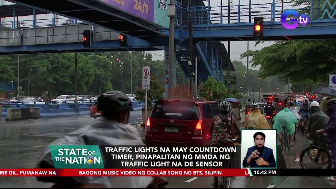Traffic lights na may countdown timer, pinapalitan ng MMDA ng traffic light na de sensor | SONA